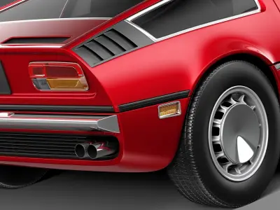 Maserati Bora 1971-1978 3D model