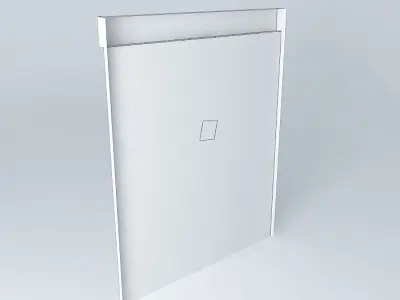 Pinwall stone wall with square Free 3D model