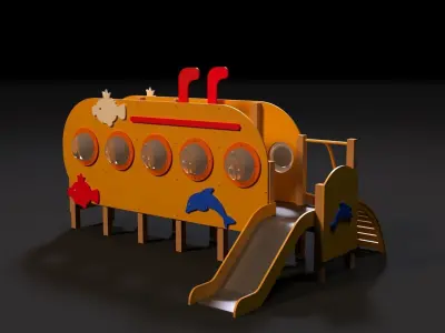Playground Yellow Submarine 3D model