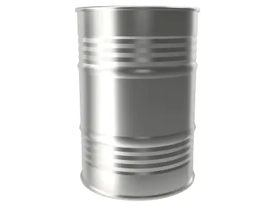 Fine silver barrel 3D model