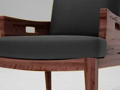 Flexform Betty Chair UE4 Low-poly 3D model