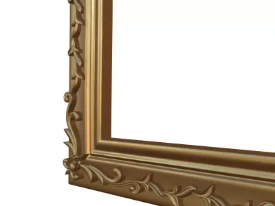 Frame Mirror Ornamental Baroque Style - Vol 08 3D model