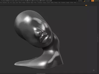 Modern Abstract Decorative sculpture 3d print model 26 3D print model