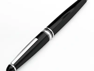 Luxury fountain pen 3D model