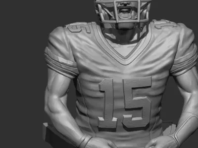 3 Time Super Bowl Champion Patrick Mahomes PART II 3D print model
