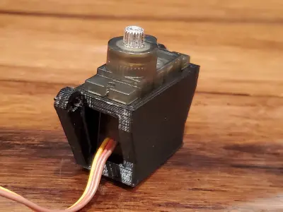 RC MICRO 9 GRAM - 90 DEGREE SERVO BRACKET 3D print model