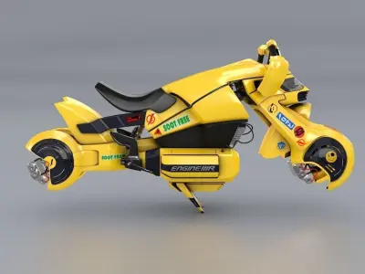 Future Flash Hybrid Bike  3D model