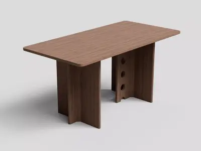 Rectangular Dining Table 3D model