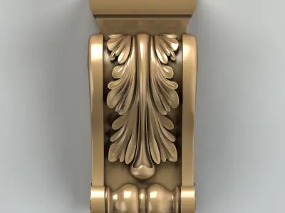 Corbel 002 3D model