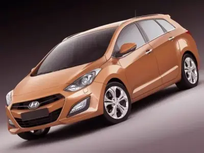 Hyundai i30 Wagon 2013 3D model