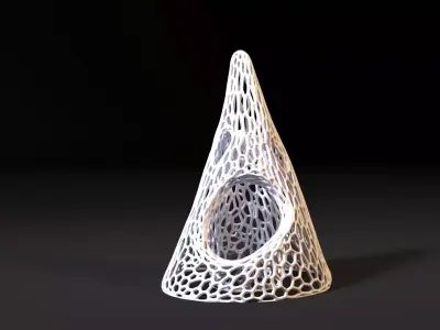 Ghost cone halloween 3D print model