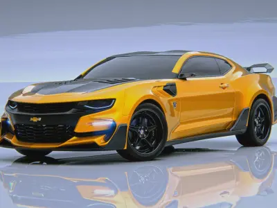 Bumblebee Chevrolet Camaro Transformers The Last Knight 3D model