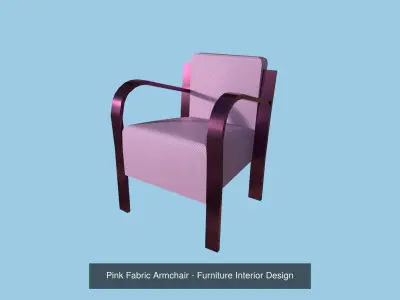 Armchair - 08 Textures - Furniture Interior Design 3D Model Collection