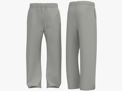 Male sweatpant 3D model