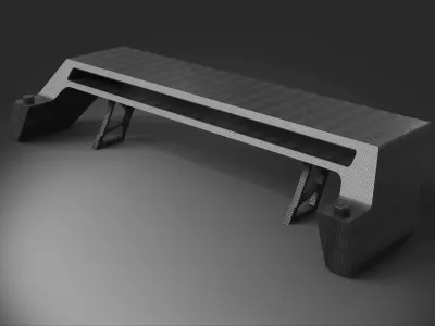 Spoiler rider tuning auto rc  3D model