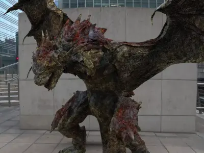 Ancient Undead Dragon  3D model