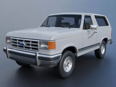 Bronco 1987 3D print model