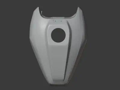 Tank cover mt07 custom gen1 3D print model