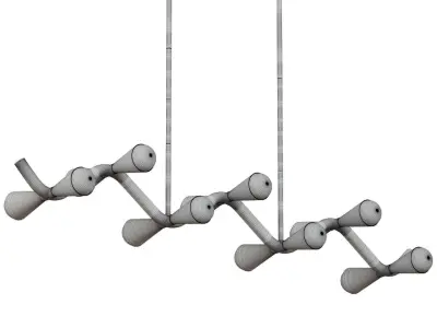 CARACAS WAVE CHANDELIER 3D model