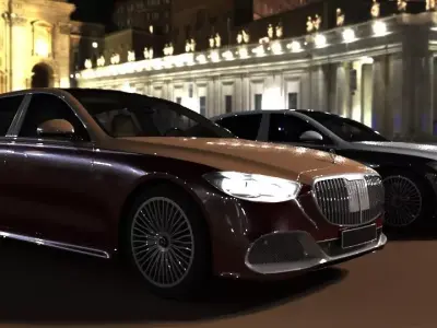 Mercedes Maybach 2022 3D model