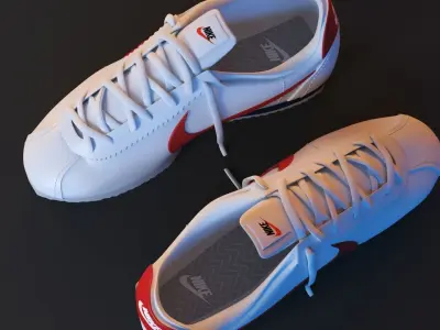 Nike Sneakers Low-poly 3D model