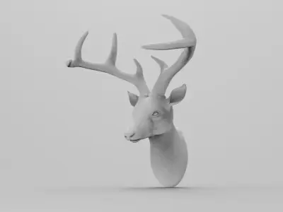 Deer head 3D model purchase