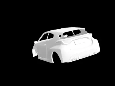 Toyota Yaris GR 3D print model