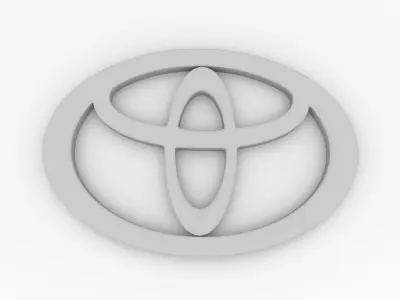 Toyota Emblem 3D model purchase