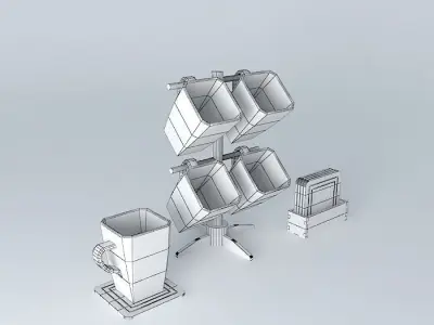 ASSORTED BAMBOO ITEMS 2 Free 3D model