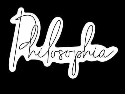 Philosophy Neon Sign 3D model