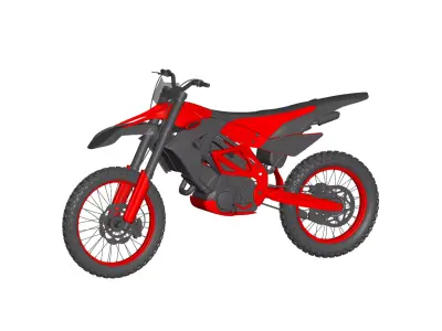 Motocross 3D model