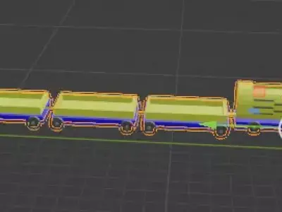 Train 3D model