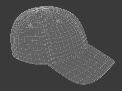 Baseball Cap 3D model