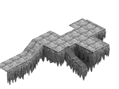 Stone Jade Edge - Stone Mountain 32 3D model