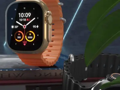 smart watch 3D model