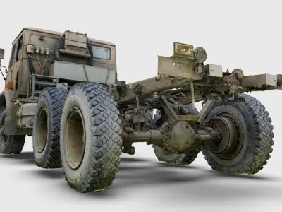 Star 266 Polish off-road truck 3D model