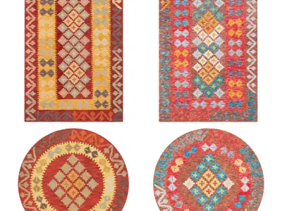 Rugs No 342 Low-poly 3D model