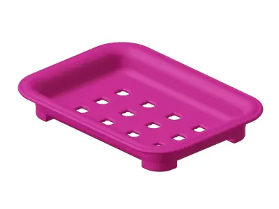 Plastic Premium Soap Holder 3D model