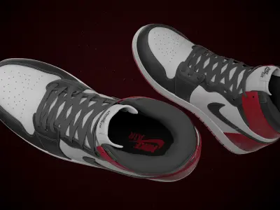 Air Jordan 1 Retro High Detail Model PBR 3D model 3D model