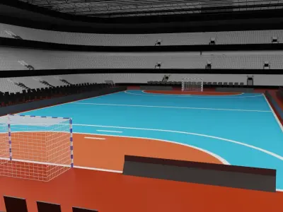 Handball Stadium 3D model