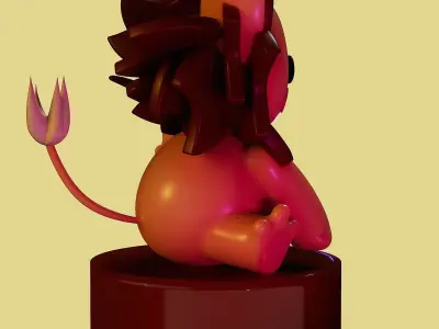 Cutie lion 3D model