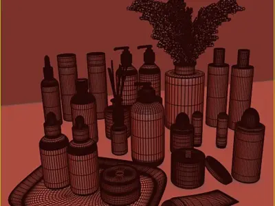 Bathroom Accessories 11 3D model