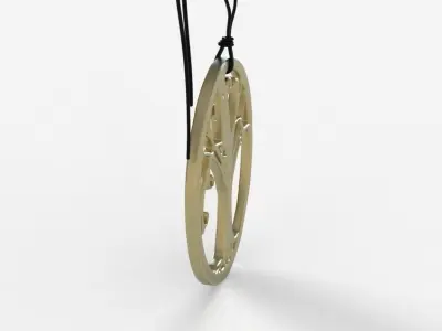 Tree Pendant 002 3D print model