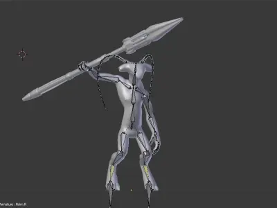 Zoid Creature Free low-poly 3D model