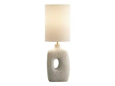 Hand-built stoneware Table Lamp 3D model