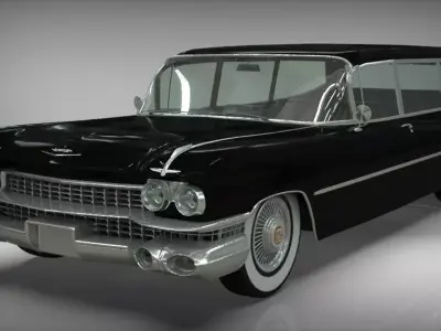 Cadillac Barnett Space Wagon 1959 3D model