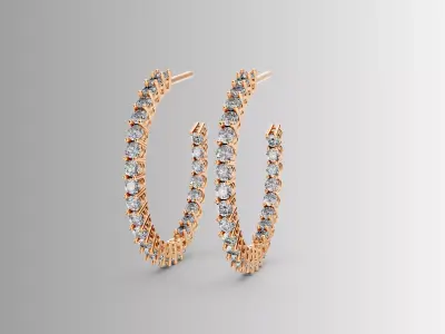 Earrings004 3D print model
