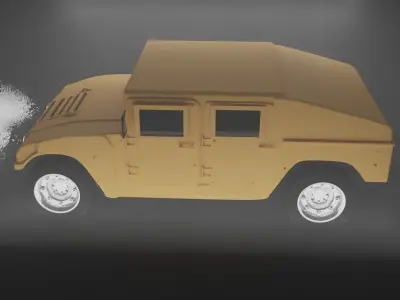 Humvee Or Hummer 3D model