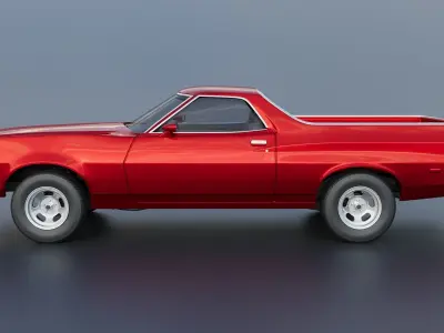 Ranchero 1974 3D print model