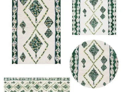 Rugs No 147 Low-poly 3D model
